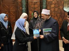 شيخ الأزهر يستقبل رئيس معهد ديا ماليلا الإندونيسي ووفد طلاب برنامج المعايشة اللغوية