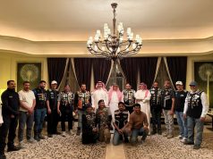 الشيخ علي بن سليمان الشهري ينظم ندوة ثقافية للرحالة الهندي وزوجته السعودية