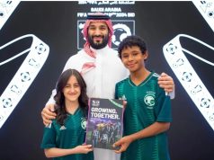 الطفلان صالح وعبير أيقونة الترشح لاستضافة المونديال سجلا اسميهما في سجل التاريخ للمونديال وأصبحا عنوانًا للصحافة العالمية