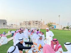 الإفطار الجماعي في أبوعريش بنادي اليرموك