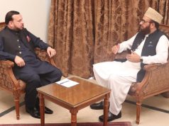 معالي وزير الشؤون الدينية بجمهورية باكستان الإسلامية يهنئ القيادة الرشيدة – حفظها الله- بمناسبة عيد الفطر المبارك