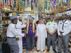 محراب – اول قائد كشفي يرتدي وشاح كشافة شباب مكة الجديد