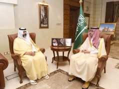 محافظ جدة يستقبل الرويلي ويهنئه بتعيينه مديرًا لفرع هيئة حقوق الإنسان بمنطقة مكة المكرمة