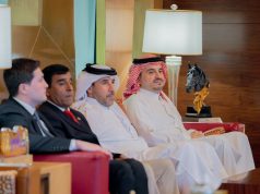 بن جلوي يتفقد منشأت ألعاب آسيا للشباب في البحرين