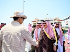 أمير منطقة جازان يلتقي مشايخ محافظة جزر فرسان