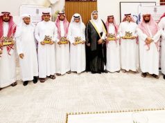 وكيل محافظة بيش يحضر حفل تكريم المتطوعين بجمعية البر ببيش