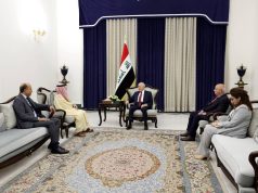 فخامة الرئيس العراقي يستقبل معالي رئيس المنظمةالعربية للسياحة والوفد المرافق بقصر السلام ببغداد