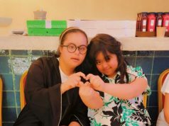 أميرات تمكين الهمم يحتفلون بالعيد في صالون بامبو النسائي.