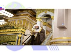 فضيلة الشيخ عبدالمحسن القاسم يؤم المصلين لصلاة الجمعة بالمسجد النبوي