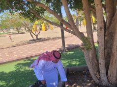 بيئة الكامل تنفذ ثلاث مبادرات لسقيا وتنظيف الحدائق