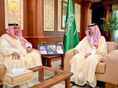 نائب أمير جازان يستقبل رئيس مجلس إدارة مؤسسة الملك عبدالله لوالديه للإسكان التنموي