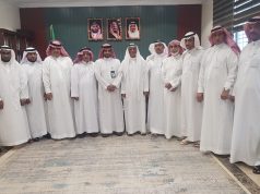 أعضاء المجلس المحلي ومشايخ ووجهاء صبيا يهنئون المهندس نمازي بتكليفه رئيسًا للبلدية