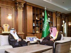 أمير جازان يستقبل مدير مركز الإنتاج الإذاعي والتلفزيوني بالمنطقة