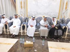 حاكم الشارقة يعزي في وفاة ردن بنت خالد القاسمي