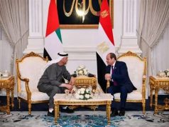 الشيخ محمد بن زايد آل نهيان يصل مصر