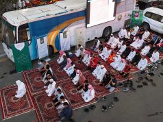 هيئة الأمر بالمعروف في الباحة تُفعّل الحافلة التوعوية بمتنزه غابة رغدان