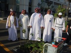 بيئة الطائف تنفذ مبادرة تشجير في تيرا مول بالتعاون مع فريق “أثمر” التطوعي 