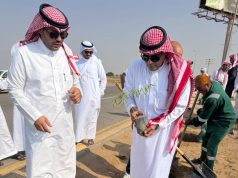 بيئة الليث تنفذ مبادرة لتشجير المرافق العامة وطريق الكورنيش بالوسقة دعمًا لتنمية الغطاء النباتي