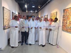 خالد النهدي يدشن المعرض (٢١) للفنان التشكيلي فهد خليف