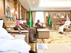 أمير منطقة جازان يستقبل رئيس القطاع الجنوبي لشركة المياه الوطنية