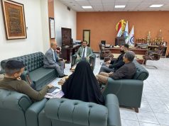 وفد من الاتحاد العربي للأعلام الالكتروني يزور كليه هندسة المعلومات بجامعة النهرين