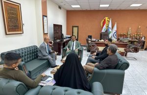 وفد من الاتحاد العربي للأعلام الالكتروني يزور كليه هندسة المعلومات بجامعة النهرين
