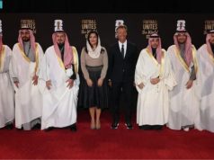 سفيرة المملكة لدى أمريكا تحضر قرعة كأس العالم برفقة الوفد السعودي