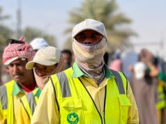 جمعية سنابل الخير والعطاء التطوعي بمحافظة الحريق تنفذ مبادرة دفء لأيدي عاملة