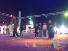 الكابتن صالح خضر الزهراني يتألق مع الأهالي وأبنائهم في أجواء شتوية بمهرجان شتاء الباحة بالمخواة