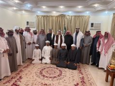 استقبل الشيخ سليمان بن صالح بن جربوع الصيعري شيخ ال محمد بن ليث الصيعري ضيوف محافظة شرورة، سعادة اللواء محمد فريح الحارثي، والشيخ خالد بن حميد بن محيا العتيبي، والعميد أحمد الزير،