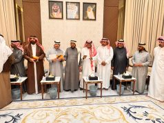 استقبل رجل الأعمال مبخوت بن سالم بن دحيان الصيعري ضيوف محافظة شرورة، سعادة اللواء محمد فريح الحارثي، والشيخ خالد بن حميد بن محيا العتيبي، والعميد أحمد الزير،