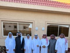 استقبل حمود دخيل الله الشمري ضيوف محافظة شرورة، سعادة اللواء محمد فريح الحارثي، والشيخ خالد بن حميد بن محيا العتيبي، والعميد أحمد الزير،