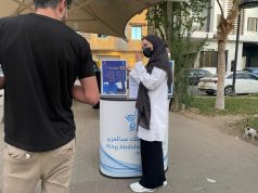 مستشفى الملك عبدالعزيز يفعّل اليوم العالمي للسلامة المرورية في ممشى اليمامة