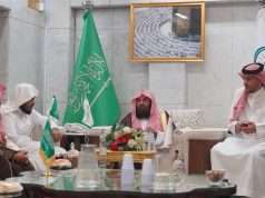 السديس يستقبل منسوبي وكالة الدعوية والارشادية ويؤكد دورهم في خدمة القاصدين وترسيخ الوسطية