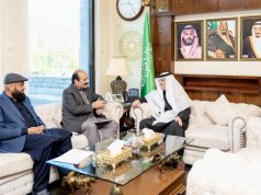 سفير خادم الحرمين الشريفين في باكستان يستقبل عدد من المسؤولين الباكستانيين