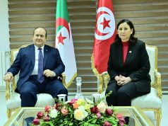 الوزير الأول الجزائري يعقد جلسة ثنائية مع رئيسة الحكومة التونسية