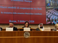 معالي الدكتور السرحان يشارك في لقاء (نماذج جديدة للتعاون بين الدول) عقد في مجلس الشيوخ الإيطالي