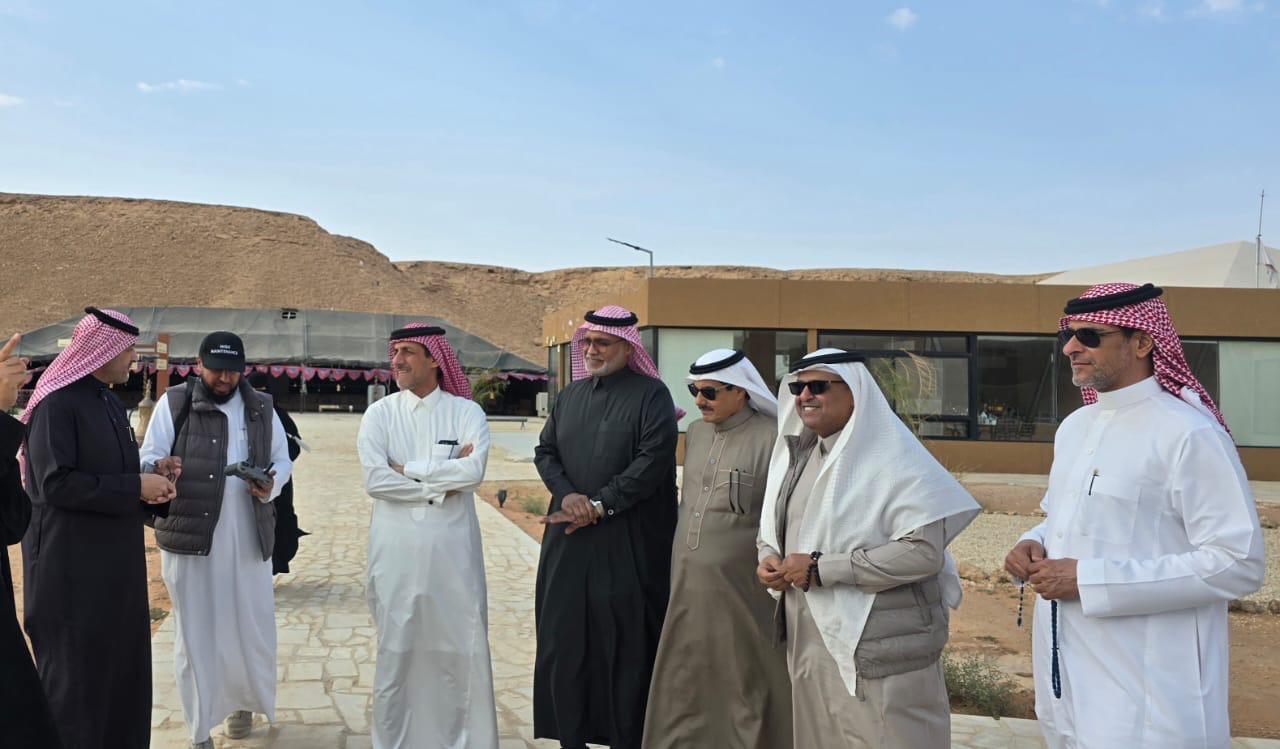 فريق الإنجازات السياحية ينظم رحلة إلى قرية غمرة السياحية بثادق