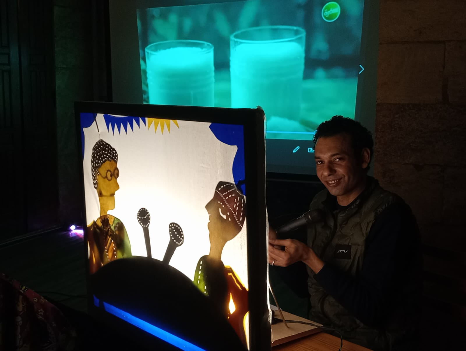 عرض خيال الظل يروي سيرة شهر رمضان بالقاهرة