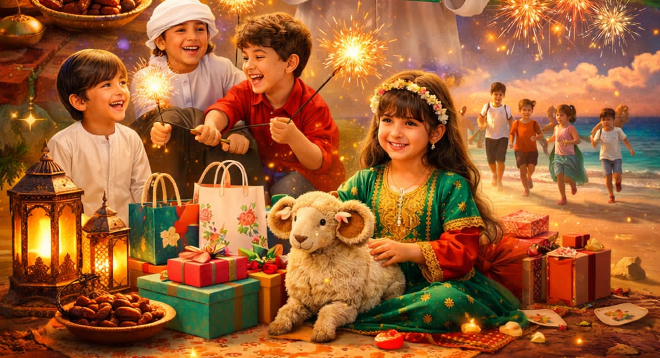 في الإمارات… رمضان يربّي الفرح، والعيد يقترب، والطفل يبقى أجمل الحكاية