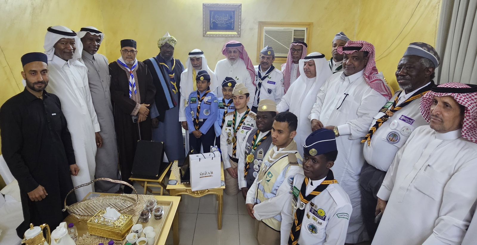 أمسية رمضانية طرزت فيها كشافة مكة لوحة الوفاء لسعيد جمعان الغامدي 