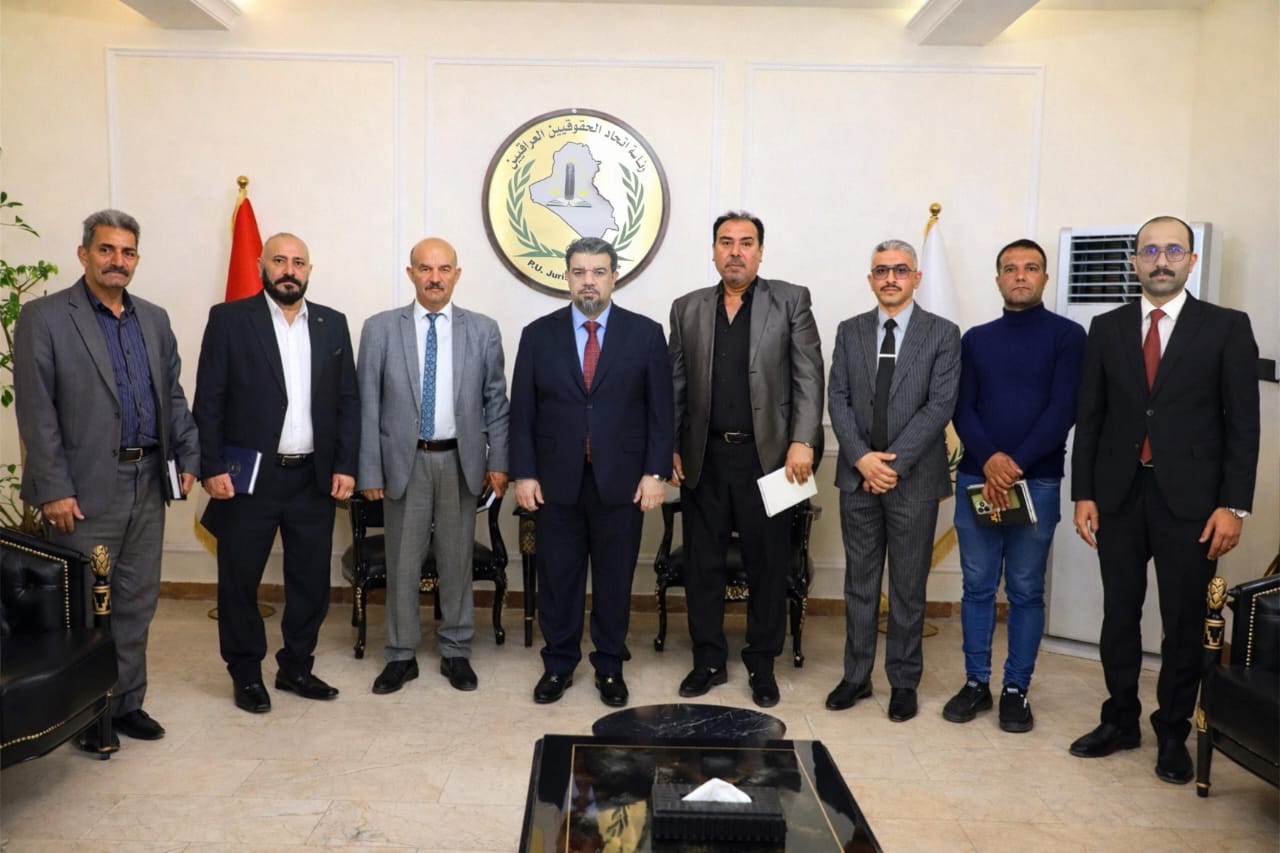وفد من الإتحاد العربي للإعلام الالكتروني يزور إتحاد الحقوقيين العراقيين