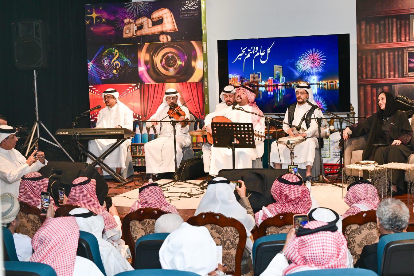 جمعية الثقافة والفنون بجدة تحتفل بالمعايدة السنوية للمثقفين والفنانين والإعلاميين