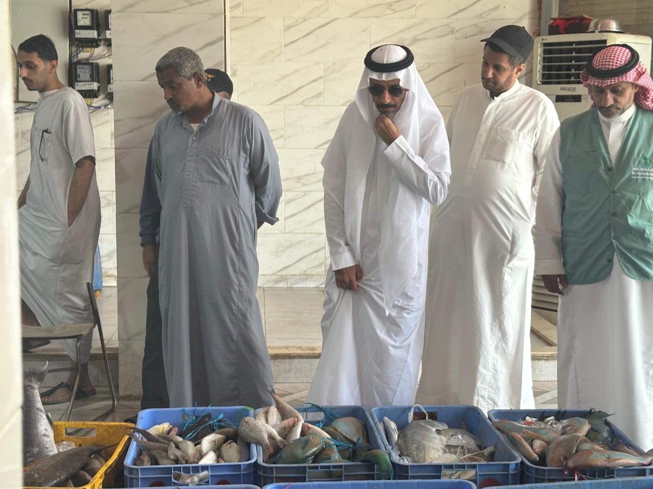 بيئة رابغ تكثّف الرقابة على الأسواق ومرافئ الصيد مع بدء حظر صيد أسماك الناجل والطرادي