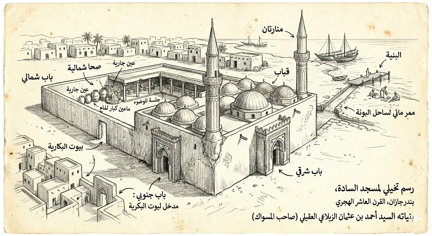 مسجد السادة في بندر جازان: مرثية منارة عقيلية اندثرت تحت وطأة النسيان