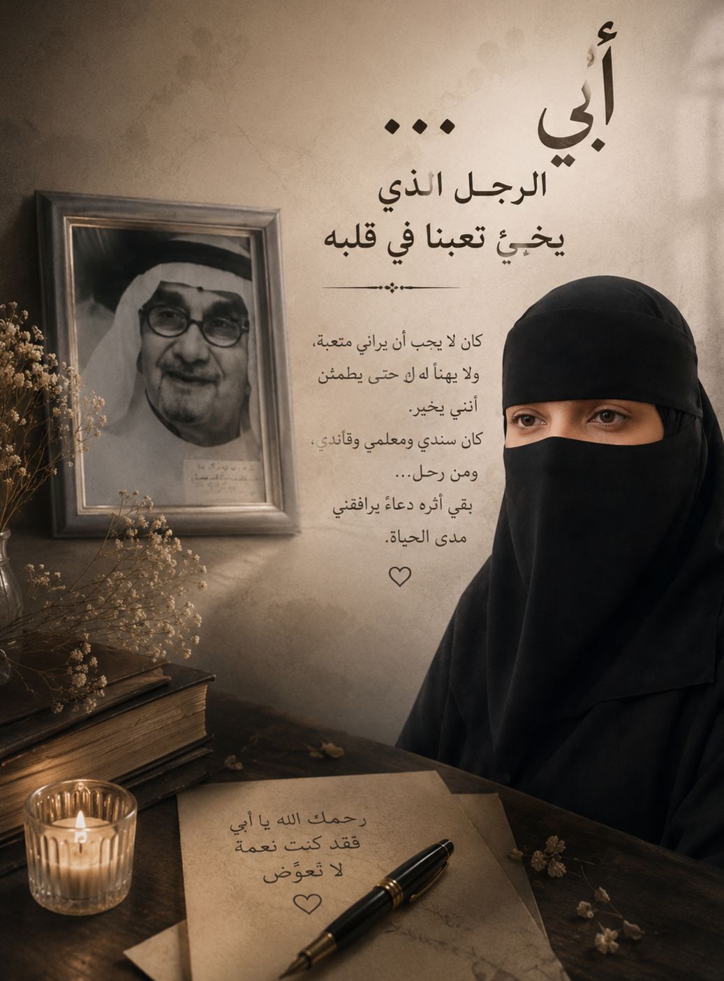 أبي… الرجل الذي كان يخبئ تعبنا في قلبه