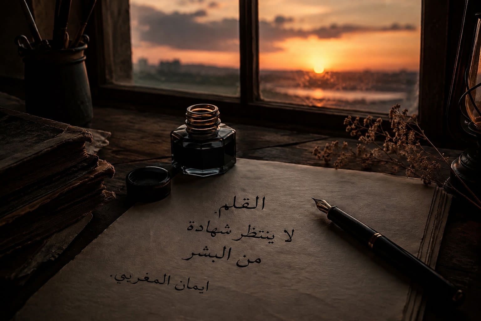 القلم لا ينتظر شهادة من البشر