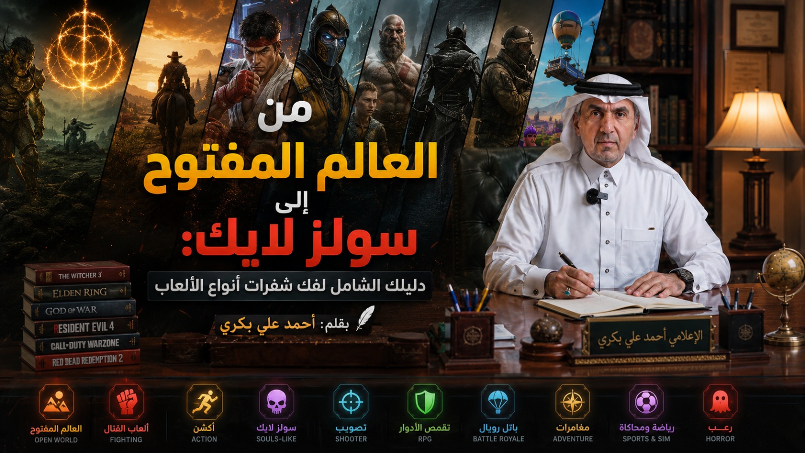 من “العالم المفتوح” إلى “سولز لايك”: دليلك الشامل لفك شفرات أنواع الألعاب