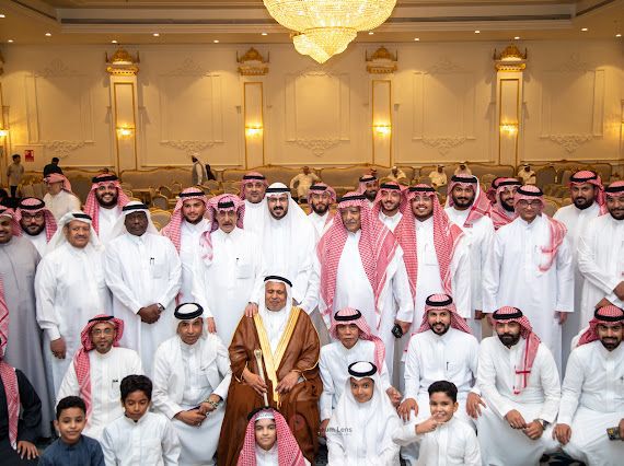 أمراء ووجهاء ومسؤولين يهنئون الشيخ أحمد باحميدان بزفاف نجله ( محمد )