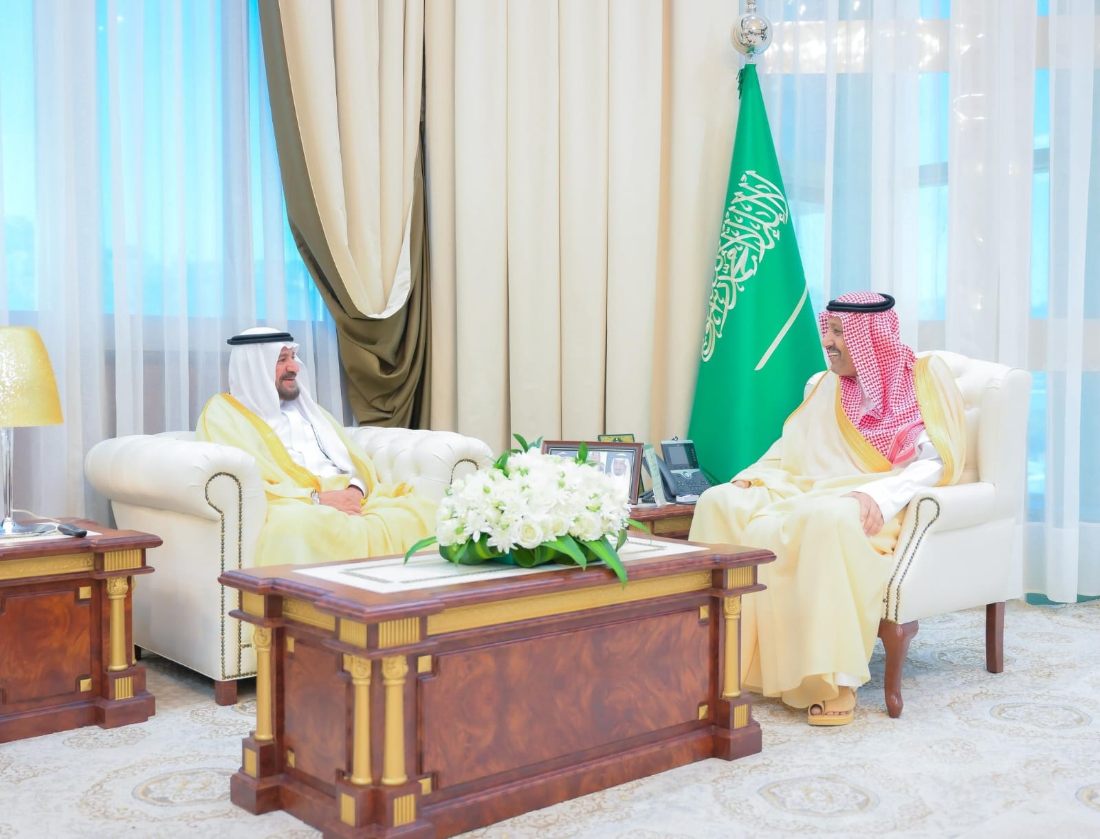 سمو أمير منطقة الباحة يستقبل محافظ هيئة التطوير الدفاعي ويطّلع على جهودها في تمكين الابتكار